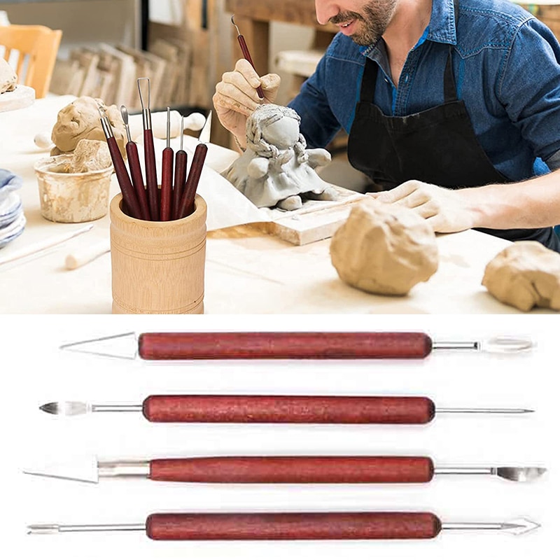Artist's 6-Piece Wooden Potter - Wood Chisel Set ulasan dan harga