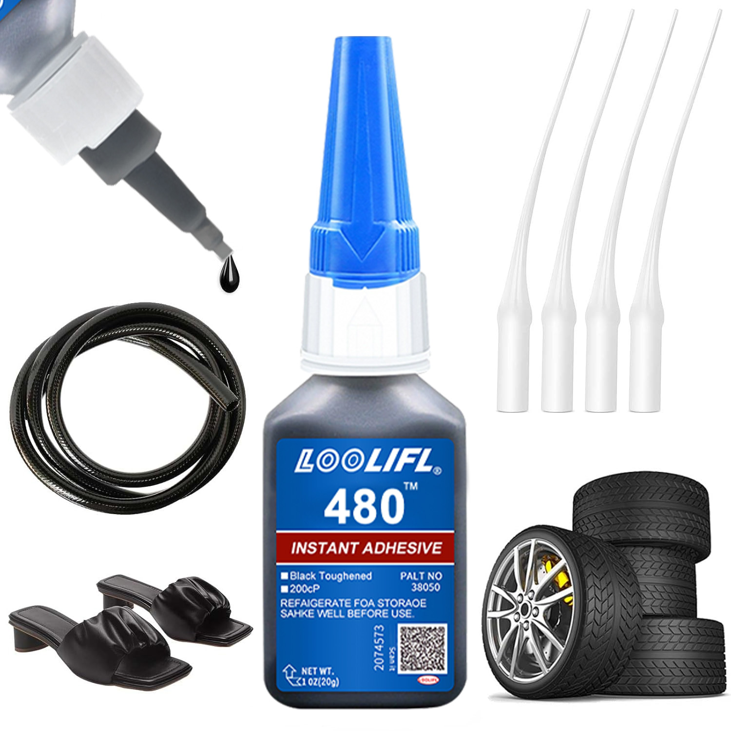 480 Black Strong Quick-Drying  - Woodworking Glue ulasan dan harga